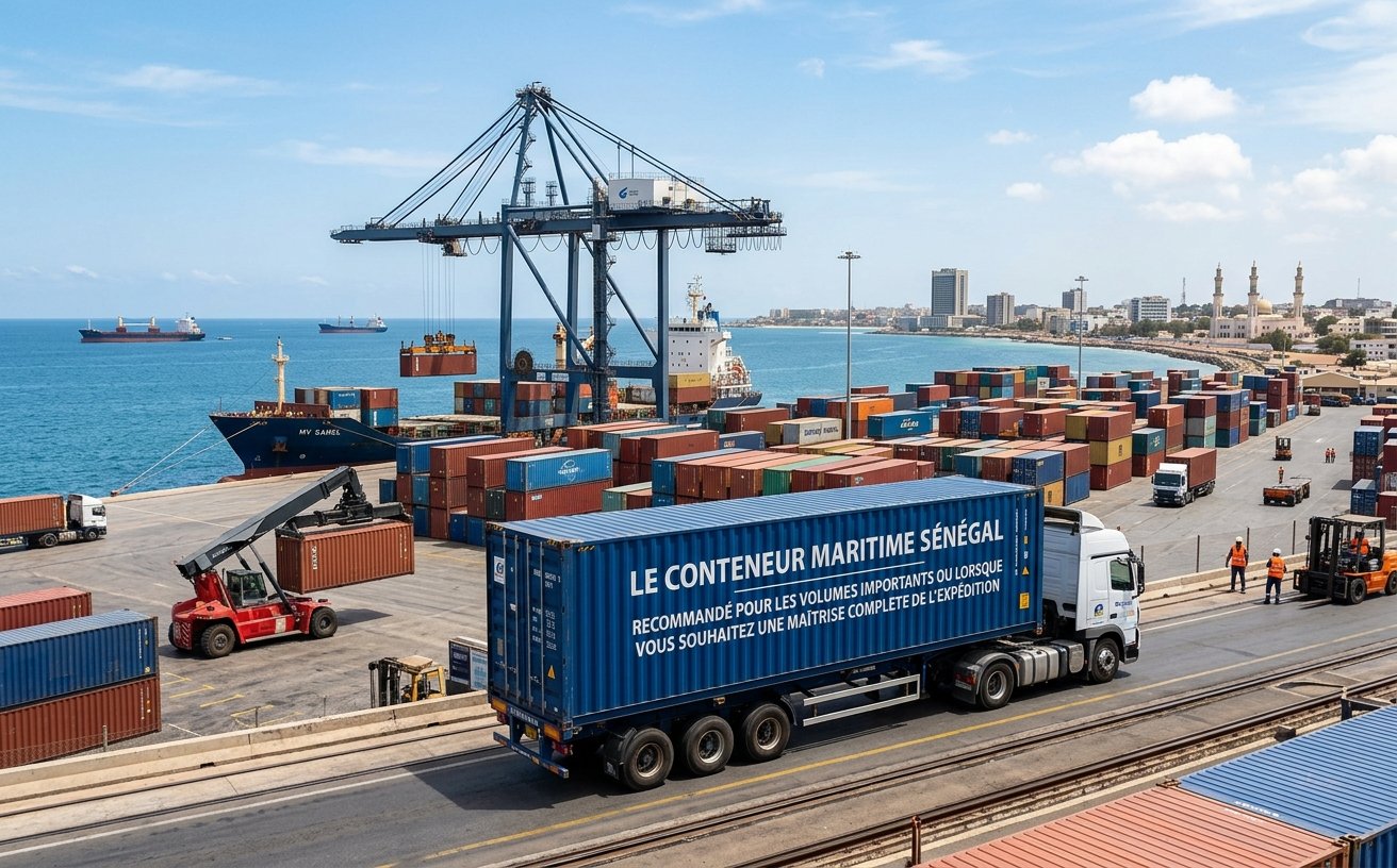 Envoyer un colis de france vers le sénégal par fret maritime 4 Conteneur maritime vers le senegal 1