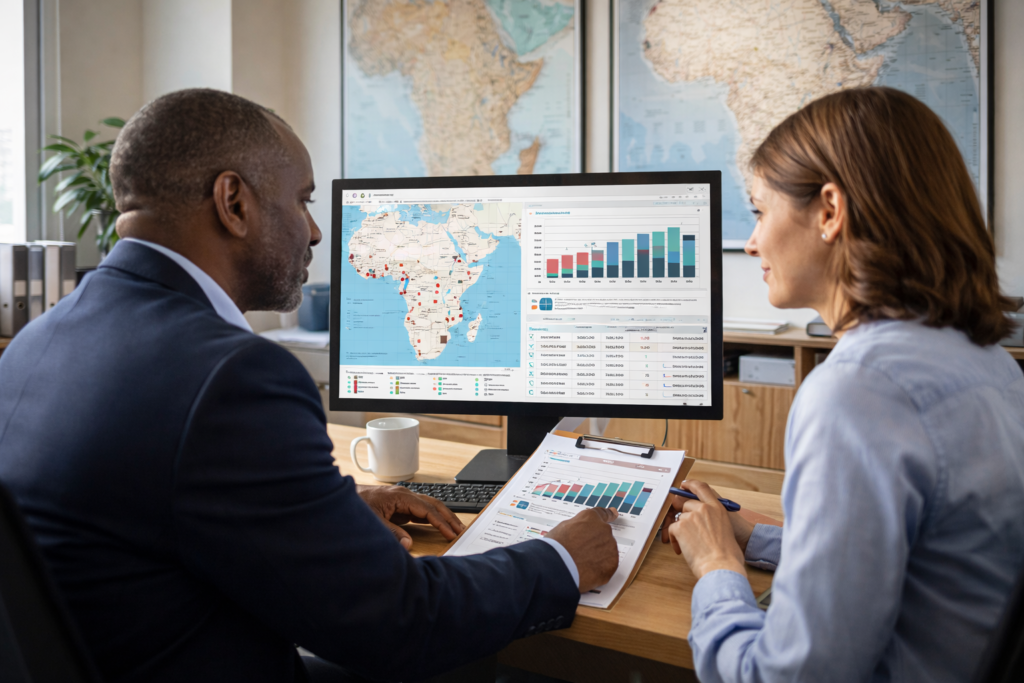 Consultation logistique transport maritime b2b afrique