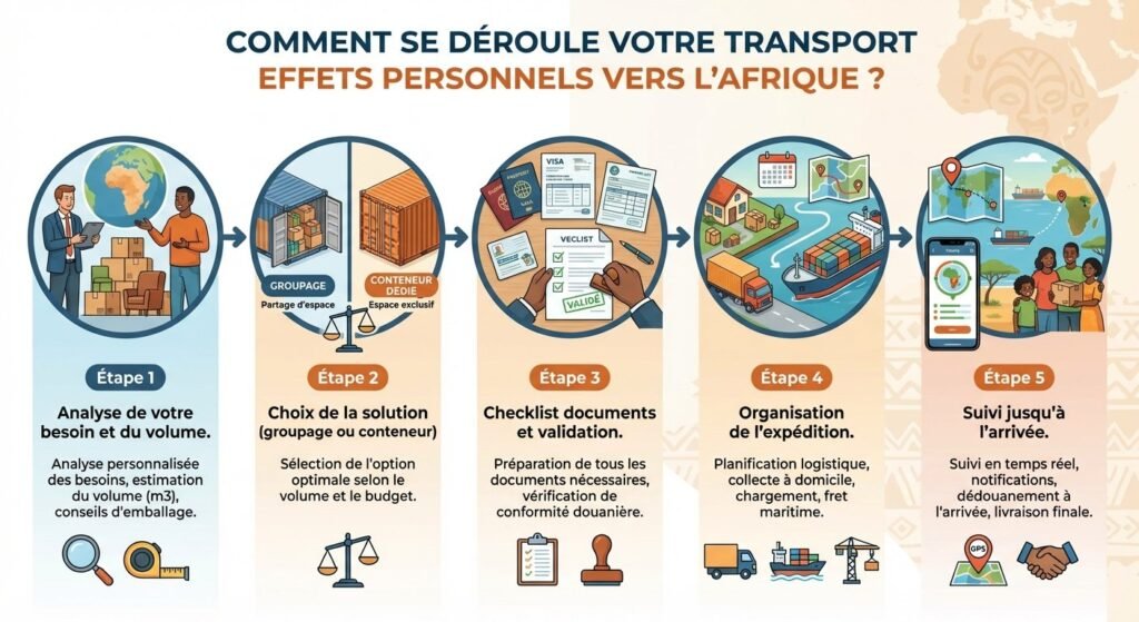 Deroulement votre expedition